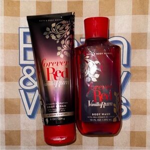 Bath & Body Works Forever Red Vanilla Rum Body Was h & Crea m